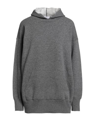 Brunello Cucinelli Cashmere Woman Sweater Grey Size M Cashmere, Polyamide, Elastane In Gray
