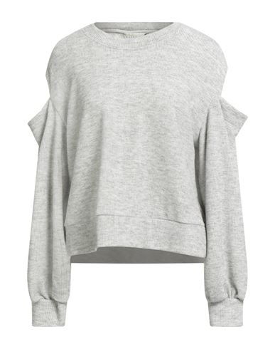 Haveone Woman Sweater Light Grey Size M Polyester, Viscose, Elastic Fibres In Gray