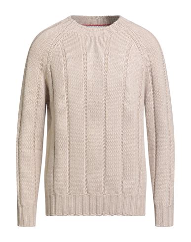 Brunello Cucinelli Man Sweater Beige Size 46 Cashmere In Neutral