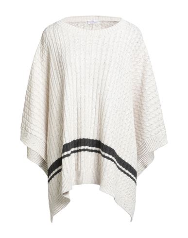Brunello Cucinelli Woman Sweater Off White Size L Cotton, Polyester In White