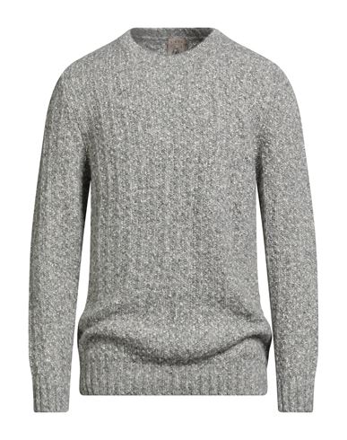 H953 Man Sweater Grey Size 44 Cotton, Polyacrylic, Alpaca Wool, Polyamide, Merino Wool In Gray