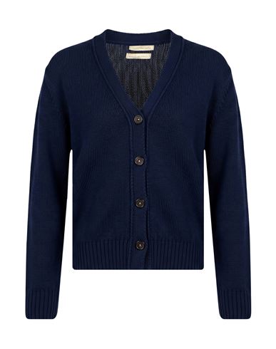 Massimo Alba Woman Cardigan Navy Size M Cotton