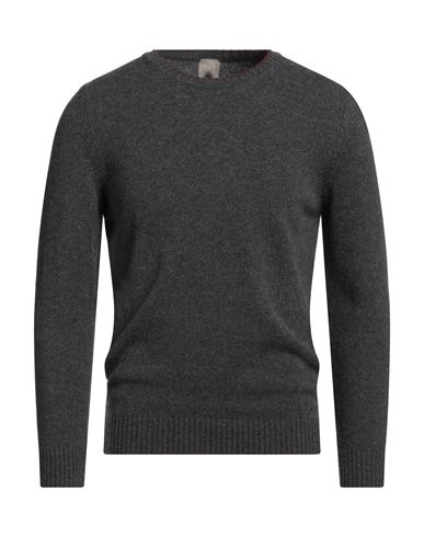H953 Man Sweater Charcoal Size 40 Wool In Gray