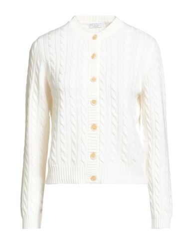Brunello Cucinelli Woman Cardigan White Size 3xl Cashmere In Neutral