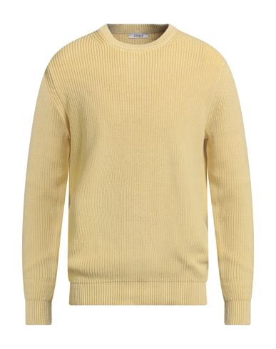 Over-d Over/d Man Sweater Pastel Yellow Size L Cotton In Yellow