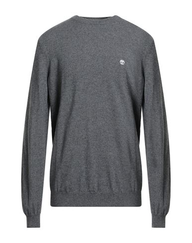 Timberland Man Sweater Grey Size 3xl Merino Wool, Polyamide In Gray