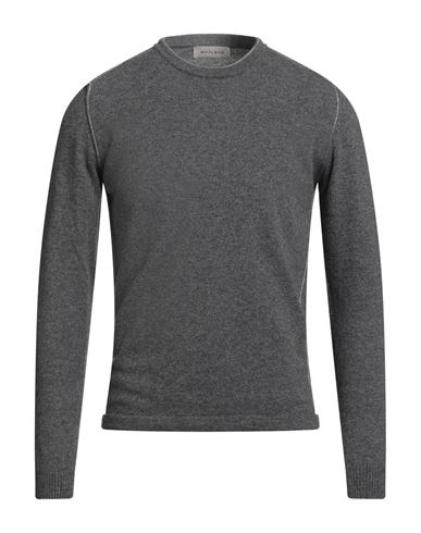 Wool & Co Man Sweater Grey Size L Wool, Polyamide In Gray