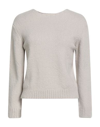 Stilosophy Woman Sweater Light Grey Size L Acrylic, Wool, Polyamide, Elastane In Gray