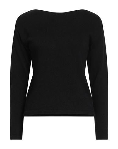 Stilosophy Woman Sweater Black Size M Wool, Viscose, Polyamide, Cashmere