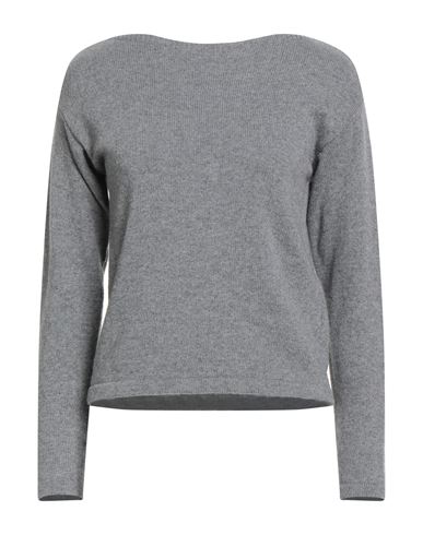Stilosophy Woman Sweater Grey Size M Wool, Viscose, Polyamide, Cashmere In Gray