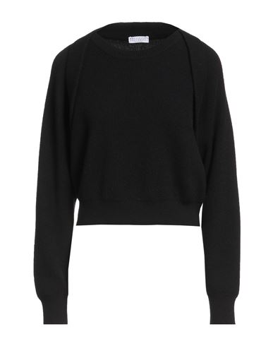 Brunello Cucinelli Cashmere Woman Sweater Black Size M Cashmere In Black