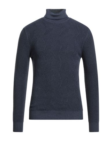 Moorer Man Sweater Navy Size 44 Wool In Blue