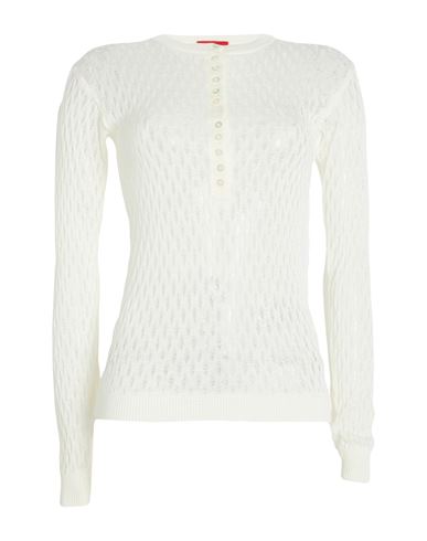 Max & Co . Woman Sweater Ivory Size Xl Viscose, Polyamide In Gray