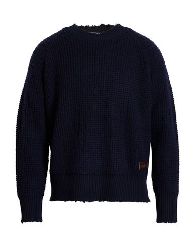 Dsquared2 Woman Sweater Midnight Blue Size L Wool In Blue