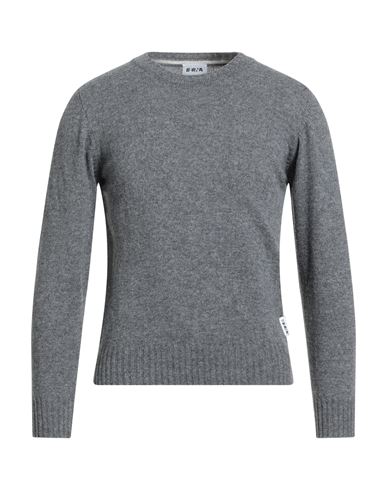Berna Man Sweater Grey Size M Wool, Polyamide In Gray