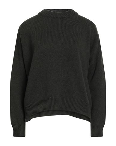 Hache Woman Sweater Dark Green Size 4 Wool, Cashmere In Black