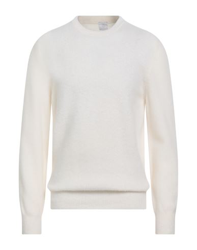 Eleventy Platinum Man Sweater Ivory Size L Wool, Cashmere In White
