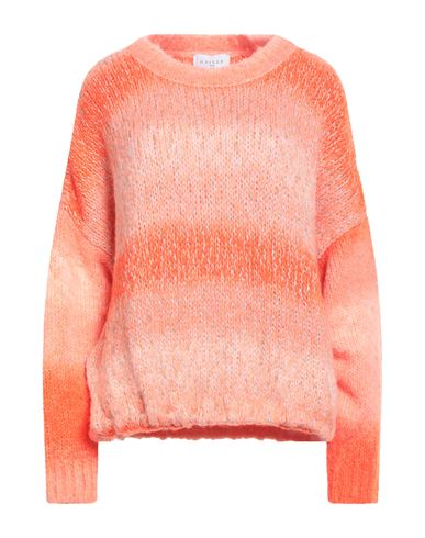 Gaelle Paris Gaëlle Paris Woman Sweater Coral Size 1 Acrylic, Polyamide, Wool, Polyester In Orange