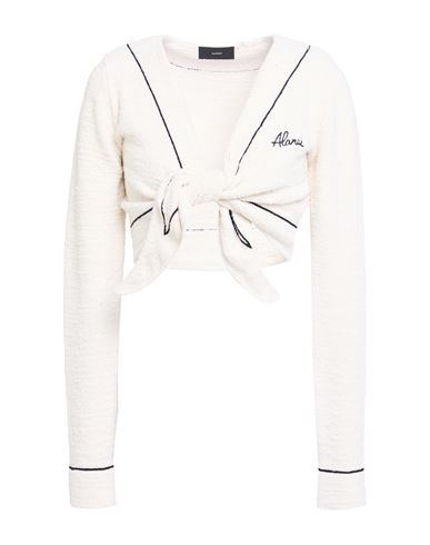Alanui Woman Wrap Cardigans Off White Size L Silk, Polyester