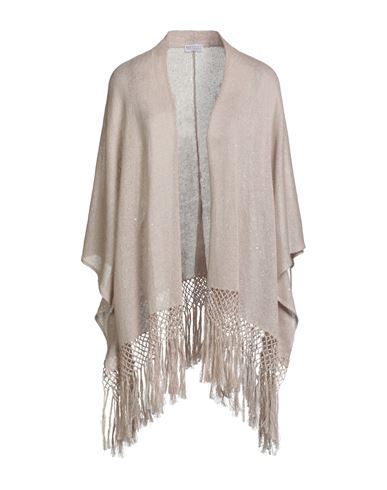 Brunello Cucinelli Woman Cardigan Beige Size Xl Linen, Silk In Brown