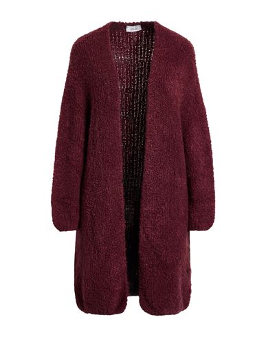Motel Woman Cardigan Plum Size Onesize Acrylic, Wool, Polyamide In Burgundy