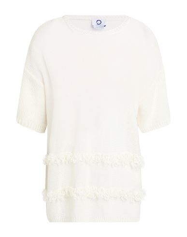 Voyage By Marina Rinaldi Woman Sweater White Size Xl Linen In White