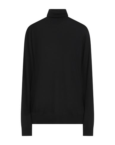 Gotha Woman Turtleneck Black Size 14 Wool In Black