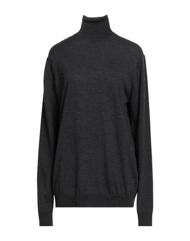 Gotha Woman Turtleneck Black Size 16 Wool In Black