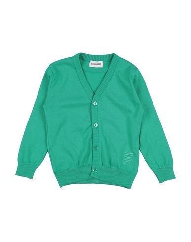 Bikkembergs Toddler Boy Cardigan Green Size 4 Cotton In Green