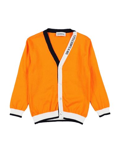 Bikkembergs Toddler Boy Cardigan Orange Size 4 Cotton In Orange