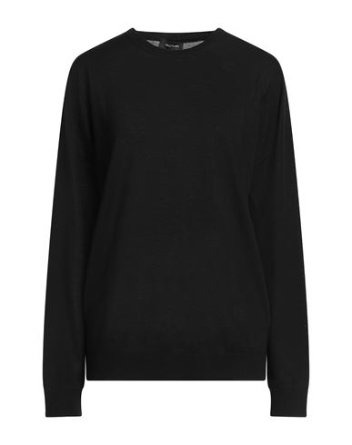 Gotha Woman Sweater Black Size 16 Wool In Black