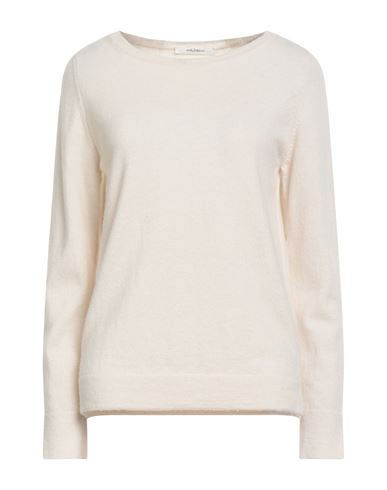 Maliparmi Malìparmi Woman Sweater Cream Size L Wool, Cashmere In Black