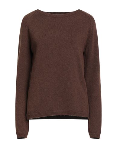 Maliparmi Malìparmi Woman Sweater Brown Size L Viscose, Polyamide, Merino Wool, Cashmere In Brown