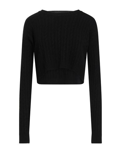 Maliparmi Malìparmi Woman Sweater Black Size L Virgin Wool, Cashmere In Black