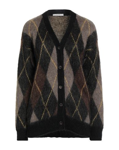 Maliparmi Malìparmi Woman Cardigan Black Size S Acrylic, Polyamide, Mohair Wool In Multi