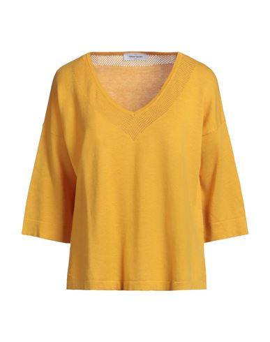 Gran Sasso Woman Sweater Marigold Size 8 Cotton In Yellow