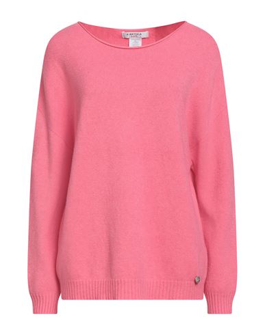 Kartika Knit Woman Sweater Pink Size L Viscose, Polyester, Polyamide In Pink