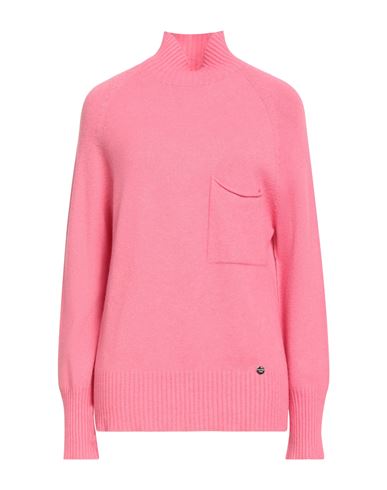 Kartika Woman Turtleneck Pink Size M Viscose, Polyester, Polyamide In Pink