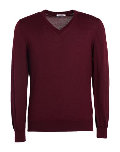 Gioferrari Man Sweater Burgundy Size 50 Merino Wool In Burgundy