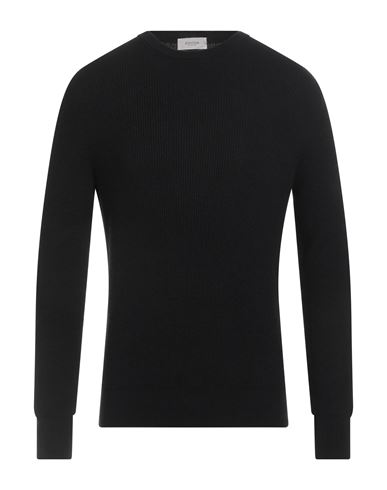 Agnona Man Sweater Black Size M Cashmere, Metal In Black