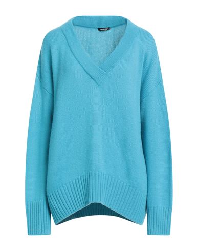 Canessa Woman Sweater Turquoise Size 3 Cashmere In Blue