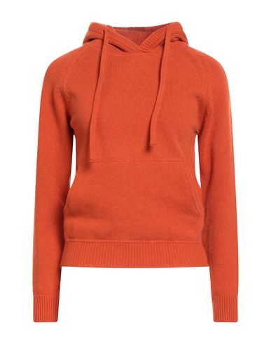 Lanificio Pubblico Woman Sweater Orange Size 8 Wool, Polyamide