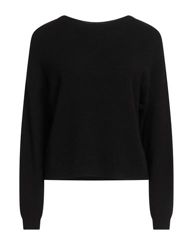 Carta Libera Woman Sweater Black Size 4 Viscose, Polyester, Polyamide In Black