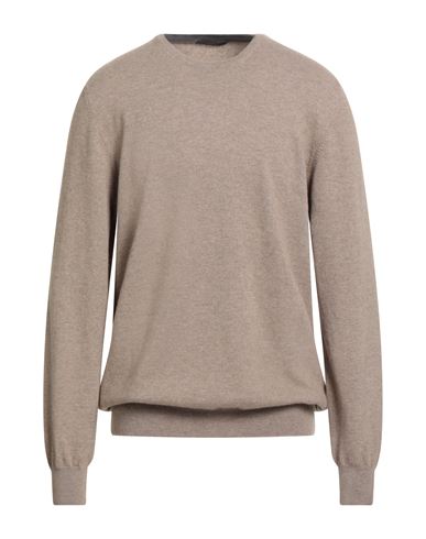 Viadeste Man Sweater Beige Size 48 Cashmere In Brown