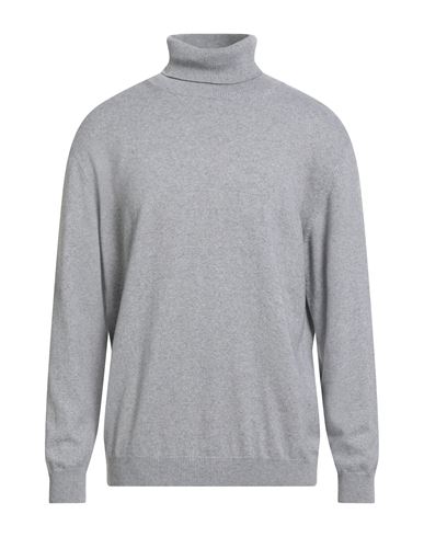 Bellwood Man Turtleneck Light Grey Size 46 Cotton, Wool, Cashmere In Gray