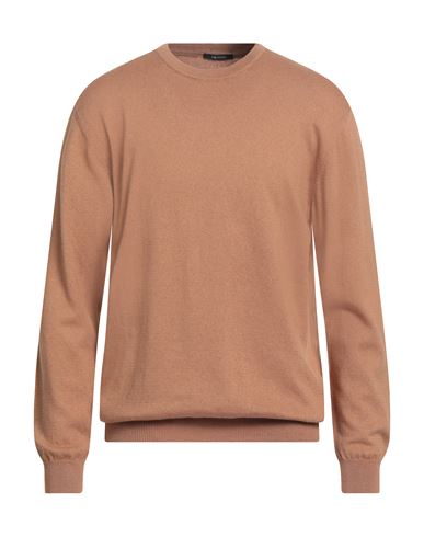 Bellwood Man Sweater Camel Size 44 Cotton, Cashmere In White