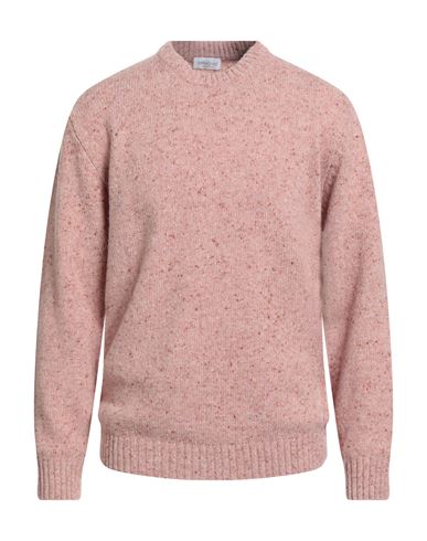 Bellwood Man Sweater Blush Size 44 Virgin Wool, Nylon In Red