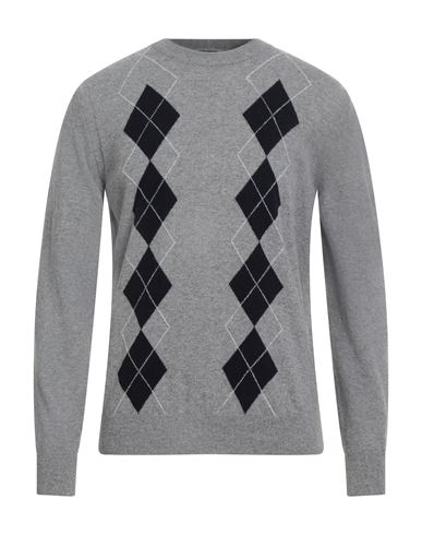 Masq Man Sweater Light Grey Size 44 Wool In Gray