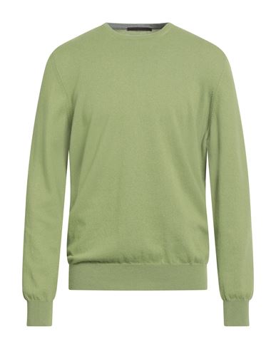 Viadeste Man Sweater Sage Green Size 50 Cashmere In Green