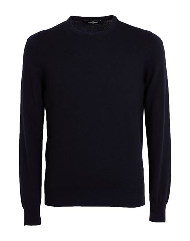 Gran Sasso Man Sweater Midnight Blue Size 38 Cashmere In Blue